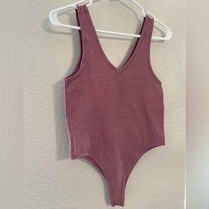 NWT rose colored bodysuit